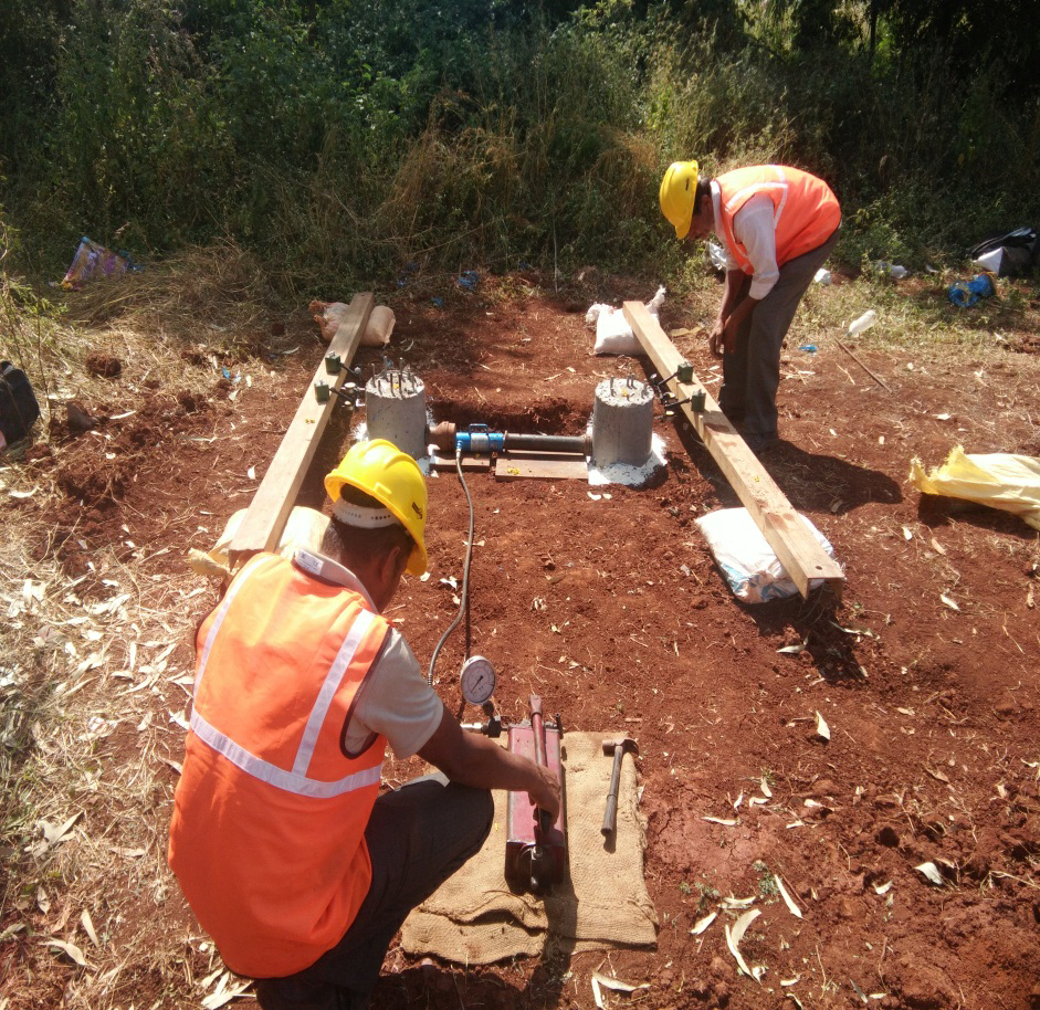 Static Lateral Pile Load Test